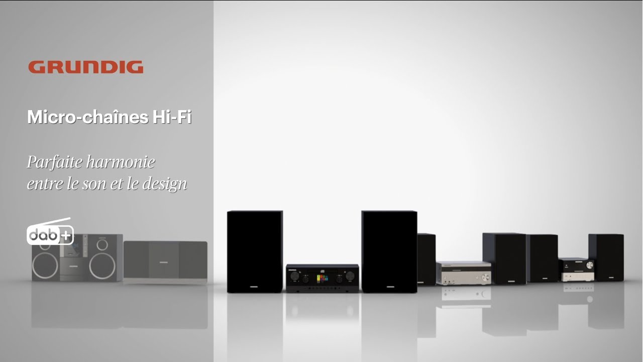 Une large gamme de micro-chaînes hi-fi Grundig - YouTube