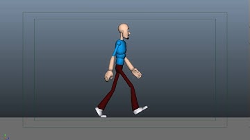 Walk Cycle Spline - Side view