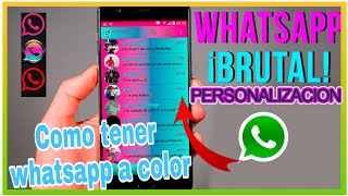 COMO PERSONALIZAR WHATSAPP CON MUCHOS COLORES 2019 #/ David Diaz / whatsapp plus screenshot 1