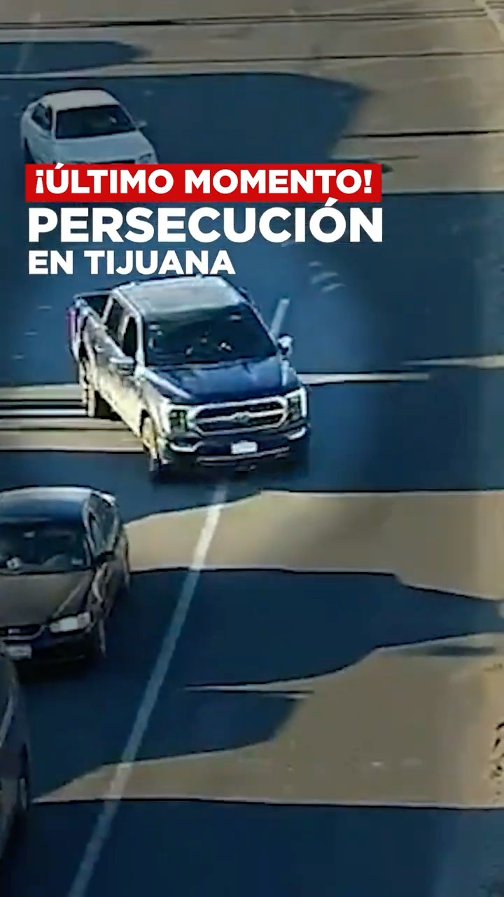 ¡De Último Momento! Persecución en Tijuana