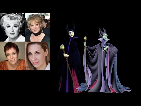 Animated Voice Comparison- Maleficent (Sleeping Beauty)