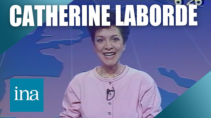 1988 : La 1ère météo de Catherine Laborde | INA Culte