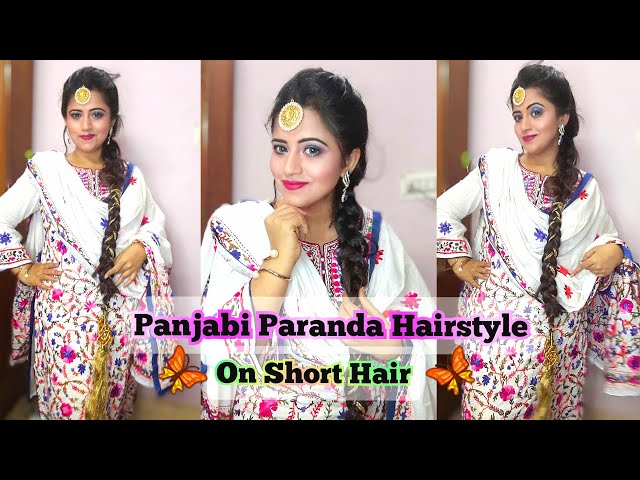 Traditional Punjabi Paranda for Bridal Hair Braid
