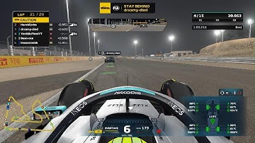 Player under AI brake test
