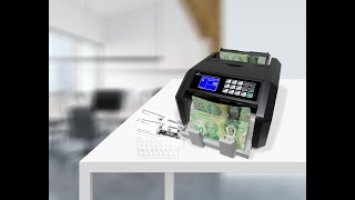 Canadian Commercial CAD/USD Currency Bill Counter with Value Counting & Counterfeit Detection