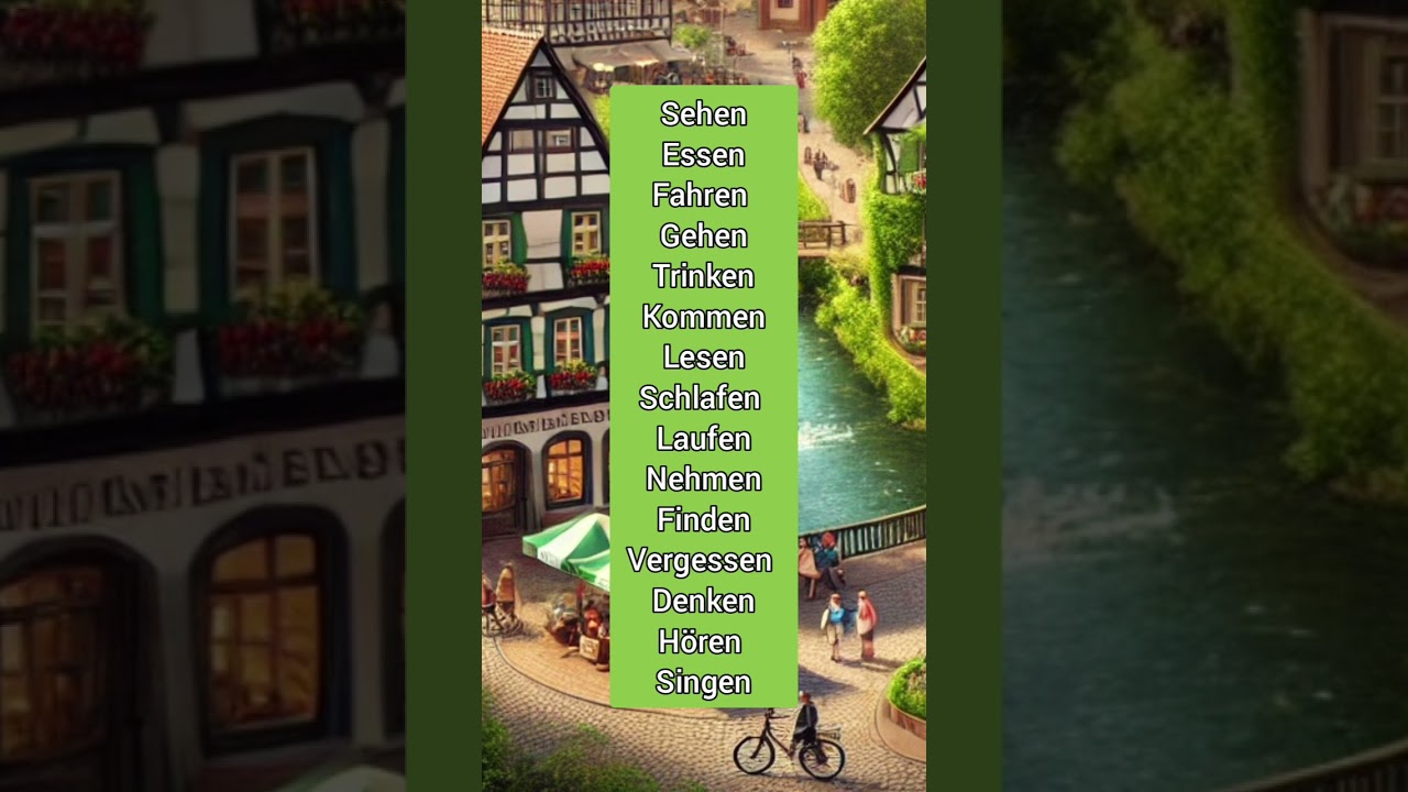 🇩🇪 Сильные Глаголы Немецкий язык А1-А2 - Аудио-тренинг Слушай и Запоминай 👍🏼