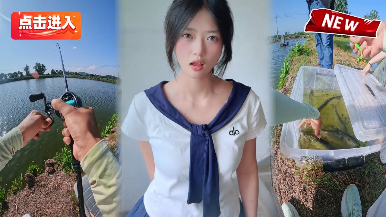 带表妹盘黑坑老板！空杆赔100，我连杆狂钓10条大鱼，白嫖到老板求饶#路亚 #钓鱼 #vlog