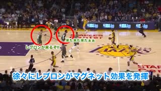 Nba2分クッキング首位対決を制したレイカーズのキーマンはやはりレブロンジェームズだった
