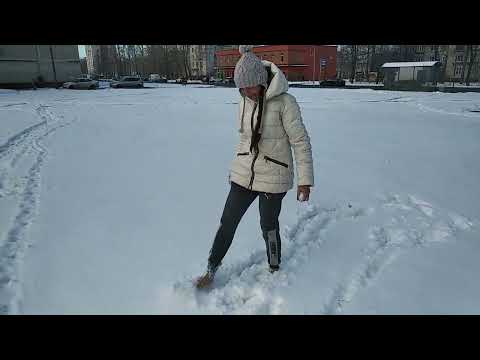 видео: Босиком по апрельскому снегу ❄️☀️