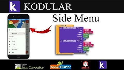 Side Menu KODULAR