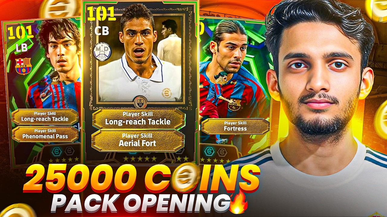 25000 COIN PACK OPENING FOR NEW RAPHAEL VARANE IN MEMBERS ACCOUNT WIPING IS BACK