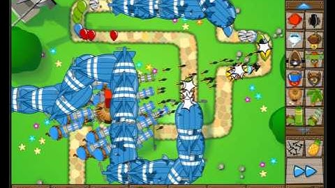 BTD5 MOAB Madness Dartling Gun only challenge