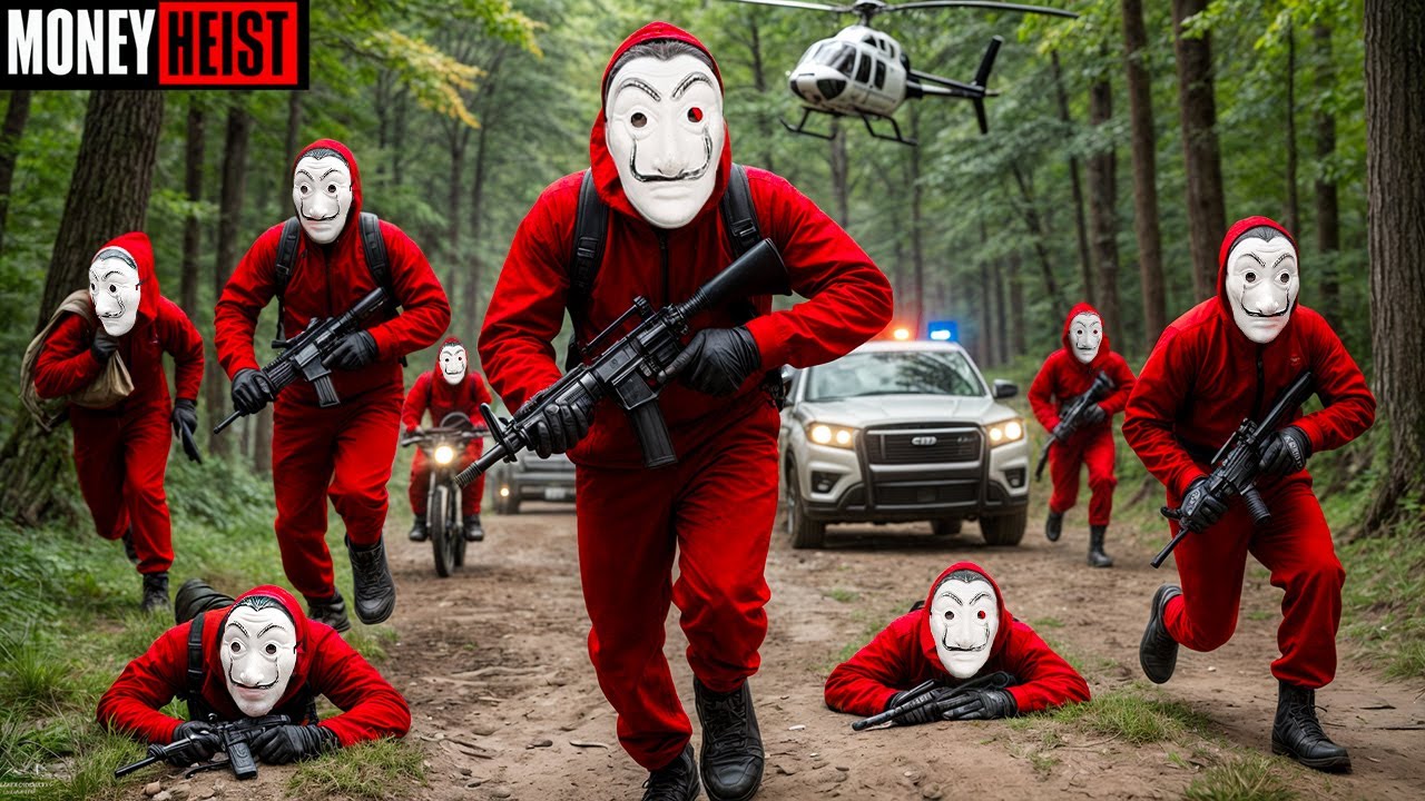 BAD GUYS: No ESCAPE, POLICE Rip the Forest Run | PARKOUR VS MONEY HEIST! 7 (BELLA CIAO) Epic POV