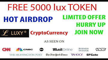 Free 5000 Lux Token - Upcoming Crypto Currency - Blockchain Based Dating Platform