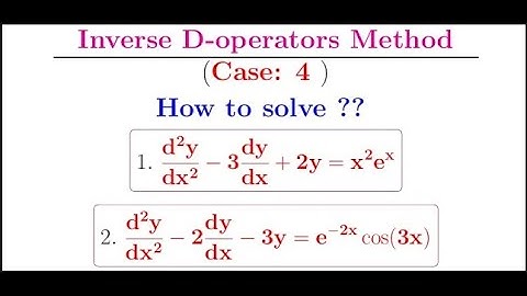 ODE Inverse D operators method - the Exponential Shift Rule