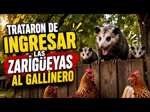 Una vez más las ZARIGUEYAS (Raposas) quieren atacar a mis aves !que puedo hacer Ahora!