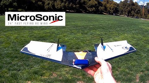 DIY Build Your Own MicroSonic 24" inch Fast Flying Wing RC Airplane Delta Wing