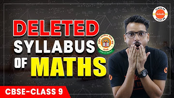 CBSE Class 9 Maths Deleted Syllabus for Annual Exam 2023-24 #VedantuClass9 #CbseExam