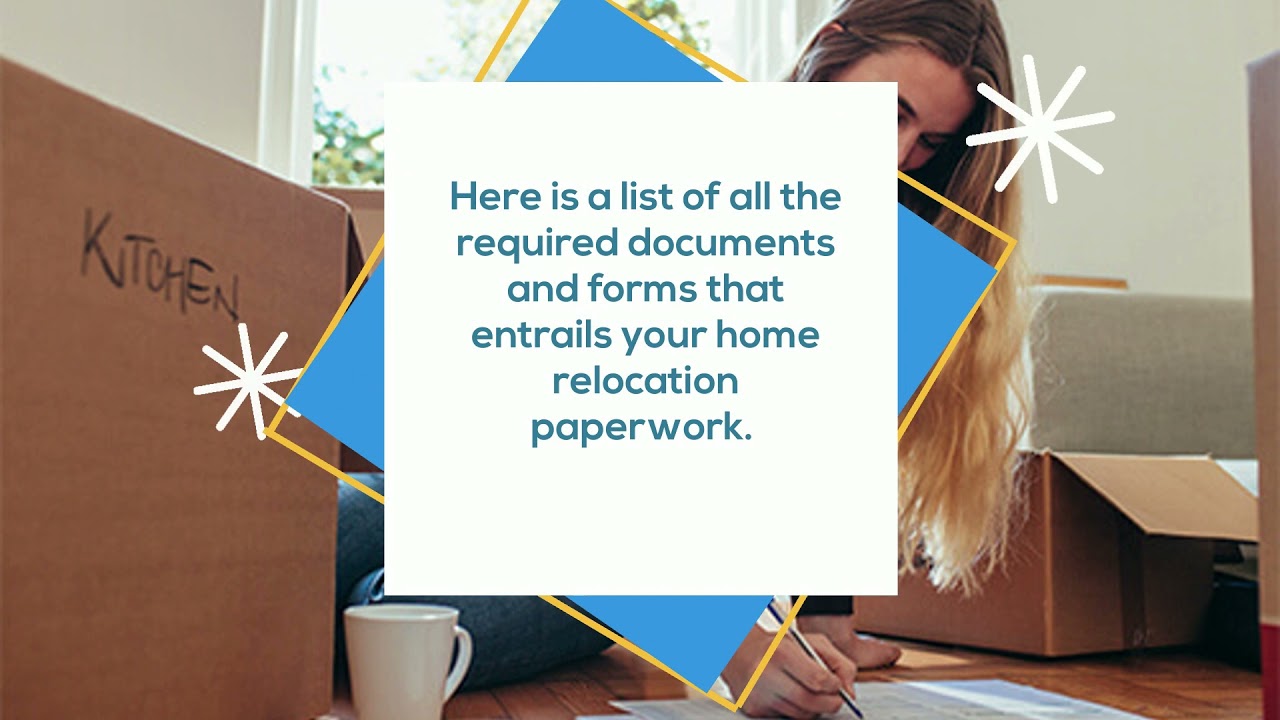 Moving Paperwork – Important Moving Documents And Forms - YouTube