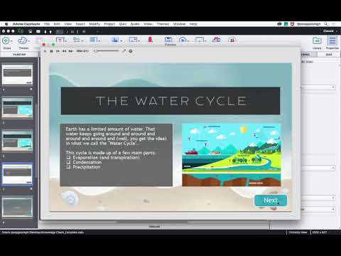 Knowledge Check Questions in Adobe Captivate (2017 Release)
