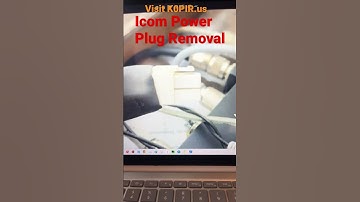 Icom Power Plug Removal #hamradio #rvlifestyle #icom #k0pir