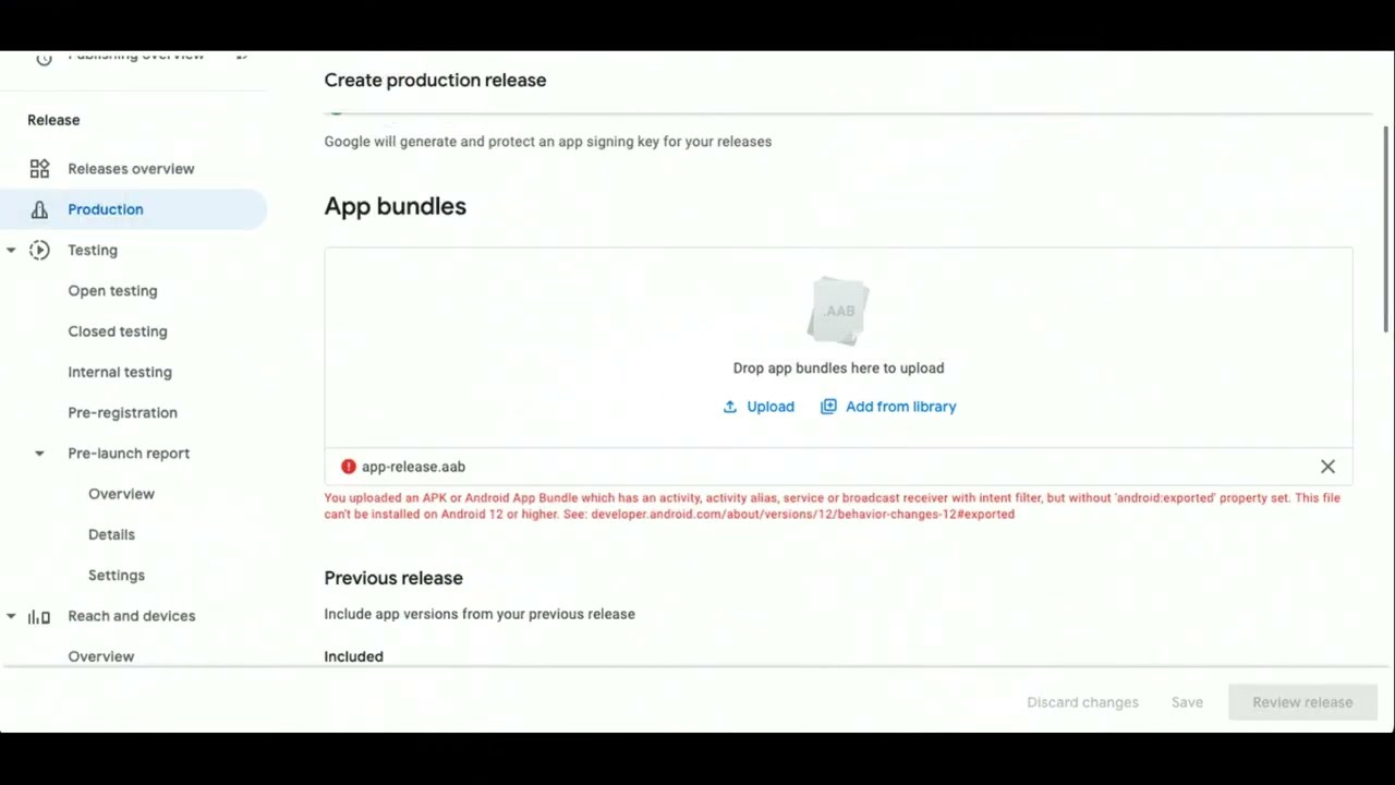 How to fix Target API level Issue
