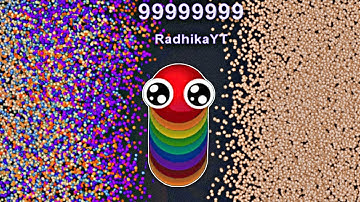 OMG🐍AGAIN PRO KRAZY RAINBOW🌈 FEED CUTE SNAKE POINT OUT MAPS 🐍 BEST EPIC SNAKE IO GAMEPLAY 🐍🔥#gaming