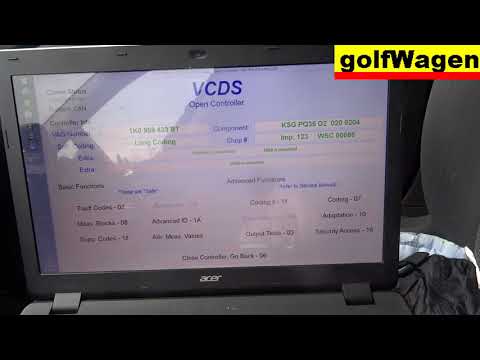 VW Golf 5 how to activate mirror down with reverse gear /mirror lowering/