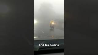 Drive in rainy-foggy weather | viral shorts rain foggy maharashtrarain amboli ghat bandeyaa