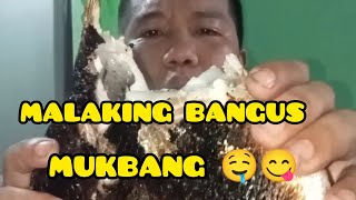 INIHAW NA BANGUS MUKBANG 🤤😋