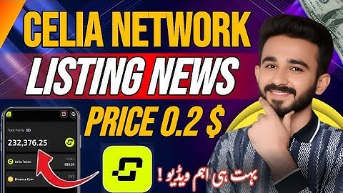 Celia Mining App Listing Update | Celia price update today | Celia Mining today update