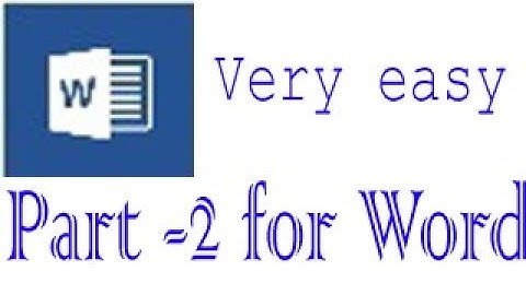 Microsoft Word 2010 | Part - 2 | Easy