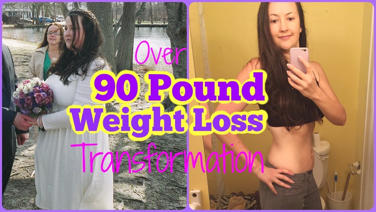 90 Pound Weight Loss Transformation Before After