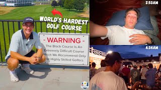 How We Got Fs Most Impossible Tee Time Playing Bethpage Black Before The Ryder Cup.