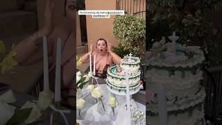 Vanillamace's reaction to QT's birthday cake