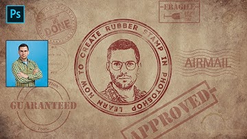 PHOTOSHOP RUBBER STAMP EFFECT | PHOTOSHOP TUTORIAL