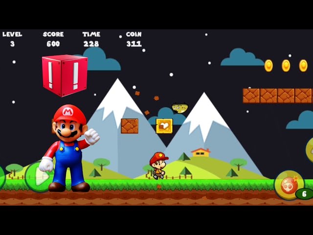 Mario verde tá diferente jogo Bob's World Supe Super Mar.o