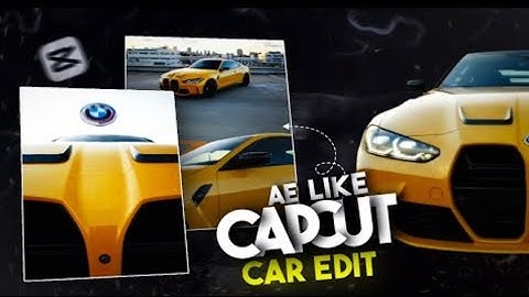 AE LIKE CAR EDITING TUTORIAL ON CAPCUT || #longvideo #viral #caredit #trending ||