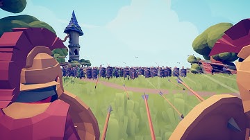 Spartan hoplites VS every time period in TABS