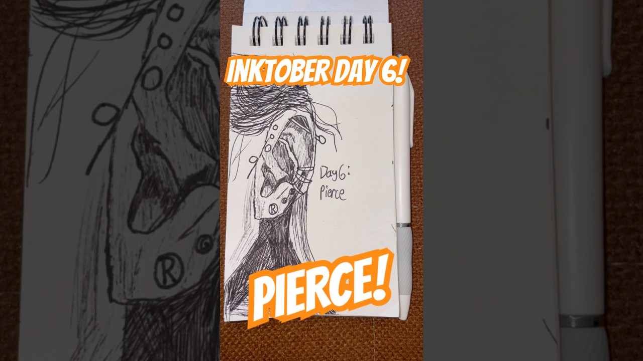 INKTOBER DAY 6! #inktober2025 #inktober #shorts #shortsfeed #art #drawing #trending #popular #new