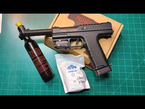 53 Joule Intrabuster/  Pistelle-X 68 On 1100psi HPA, @EastCoastLessLethalBarrel & Grimburg Jul V3