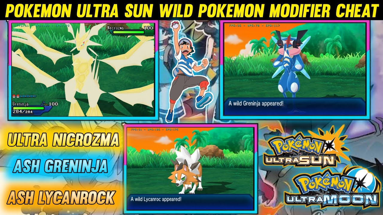 All Useful Cheats Of Pokemon Ultra Sun And Moon With Link