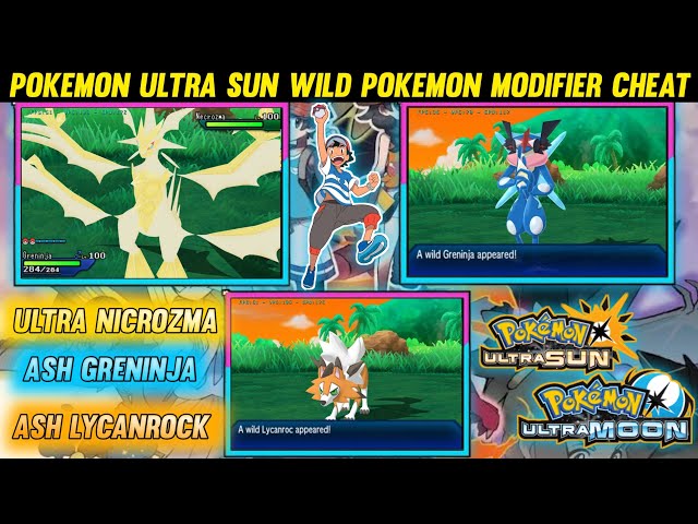 All Useful Cheats Of Pokemon Ultra Sun And Moon With Link