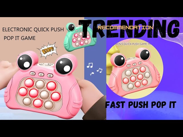 Quick Push Bubble Competitive Game Console Series, Fast Push Game, Fast  Push Bubble Game,Quick Push Light Up Game Fidget Toys for Children Adults