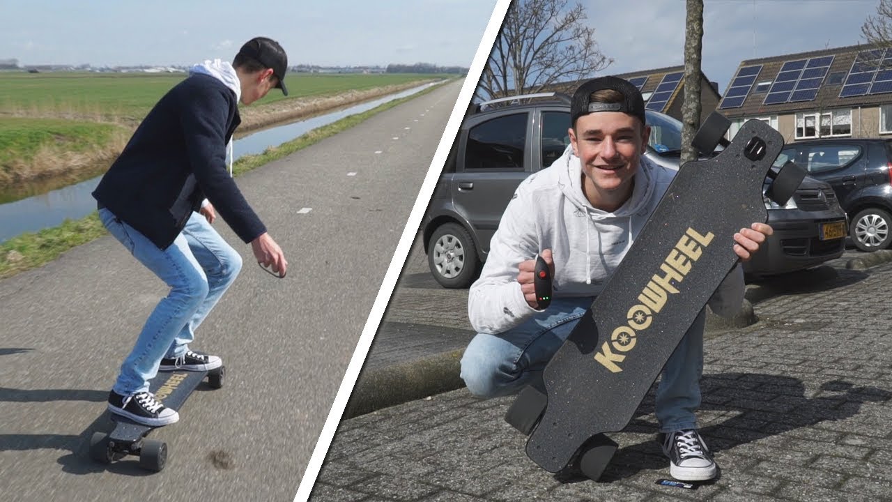 DIT ELEKTRISCHE LONGBOARD GAAT HARDER DAN MIJN -