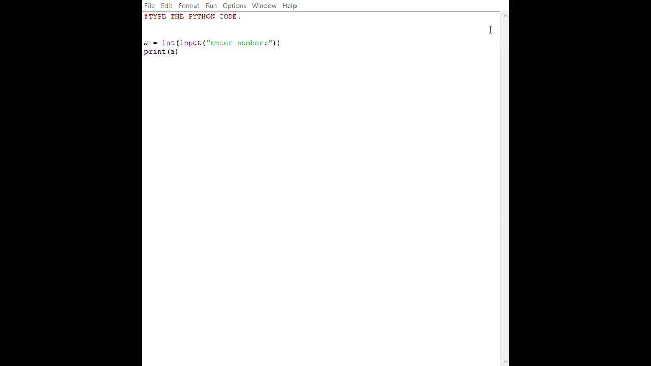 How to write your first python program and print it. - YouTube