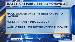 Late-night pursuit in Raymondville