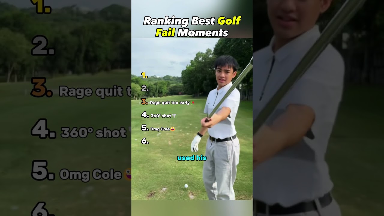 Ranking The Best Golf Fail Moments