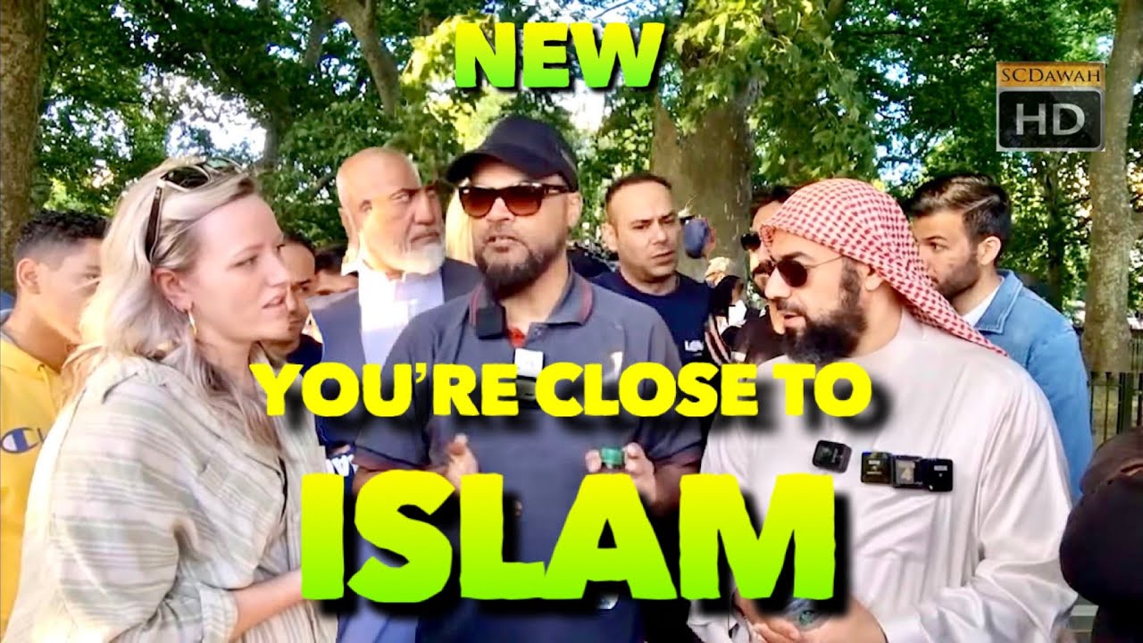 *New Close to islam! Hashim & Sheikh Muhammed & American Lady