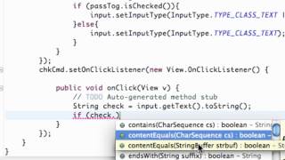 Android Application Development Tutorial   28   Comparing Strings with else if